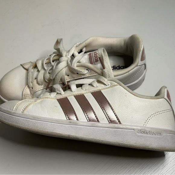 Adidas cloud foam white & rose gold superstar size 7 - Picture 4 of 5